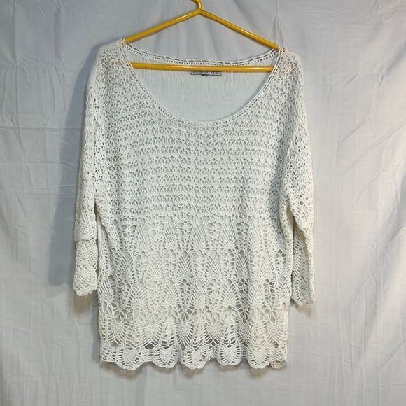 Carolyn Taylor for by design essentials women’s knitted blouse - Picture 1 of 9